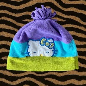 Hello Kitty Sanrio Bejeweled Fleece Beanie